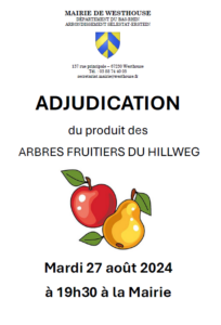 ADJUDICATION POMMES